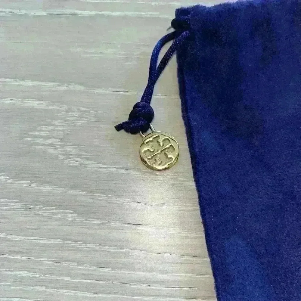 Tory Burch purple‎ drawstring dust storage travel jewelry Bag